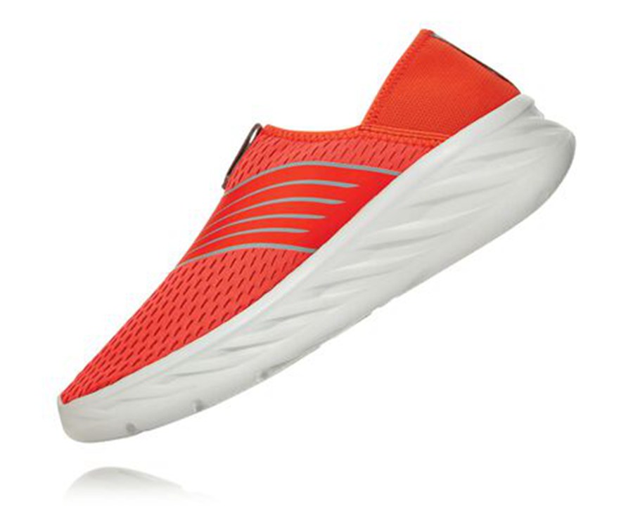 Sandalias Hoka One One Hombre Rojos - Ora Recovery - MUGB96578